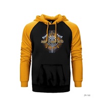 Sword Axes Sarı Reglan Kol Kapşonlu Sweatshirt Sarı