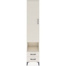 Arges Dolap 5 Raflı 2 Çekmeceli Tek Kapaklı 44x30x221 Aytaşı-... Aytaşı