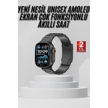 Akıllı Saat Aksesuarları Akıllı Saat Arama Konuşma Gps Ve Nfc Özelliği 3 Kordonlu Amoled Ekran