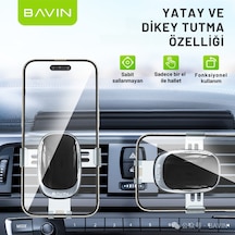 Kancalı Araç Içi Premium Telefon Tutucu - Araba Telefon Tutacağı Havalandırma Için