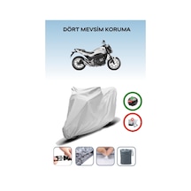 Gri Arka Çanta Uyumlu Honda Nc 750 S Dct Uyumlu Motosiklet Brandası Motor Örtüsü