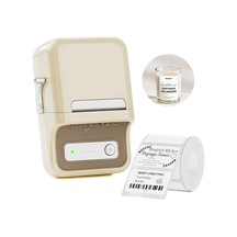 Ayrex Nıımbot B21 Etiket Yazıcısı, 1 Rulo Başlangıç Bandı, Bluetooth Kendinden Yapışkanlı Etiketleme Cihazı,