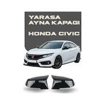 Honda Civic Fb7 2012-2016 Batman Yarasa Ayna Kapağı Piano Black