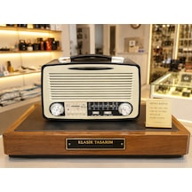 Nostaljik Radyo Md-1700bt Bluetooth Fm Usb Sd Kart