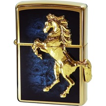 Zippo Altın Plaka Mavi Çakmak Yeni Seri 084197