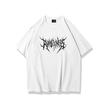 Tarzsokak Unisex Gothic Ruthless Tshirt Beyaz Beyaz