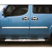 Fiat Doblo Uyumlu 2000-2006 Krom Yan Kapı Çıtası 4 Parça Paslanmaz  Çelik