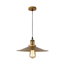 Rsylight Retro Metal Eskitme Kaplama Tekli Metal Sarkıt Avize Çap:40 Cm Beyaz