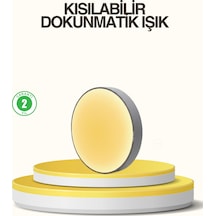 Hareket Algılayan Led Gece Lambası Mıknatıslı Duvar Montajlı - Sarı
