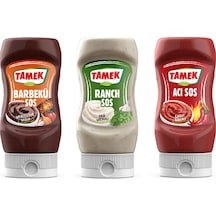 Tamek Barbekü - Ranch - Acı Sos 3 Lü Set