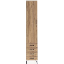 Hyperion Dolap 3 Raflı 4 Çekmeceli Tek Askılı 44x44x243 Aytaşı-çam Aytası