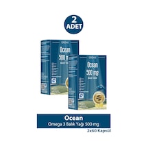 Ocean Omega 3 Balık Yağı 500 Mg 60 Kapsül 2 Adet