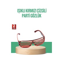 Mey İthalat Renkli Işıklı Gözlük Eğlenceli Gece Aksesuarı