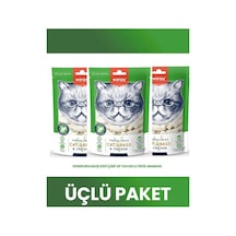 Wanpy Kedi Dondurulmuş Kedi Çimi Ve Tavuklu Kedi Ödülü 20 Gr X 3 Adet