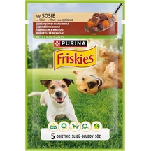Friskies Yetişkin Köpekler İçin Kuzu Etli Sebzeli Yaş Mama 85 Gram, 26 Adet