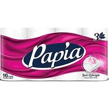 Papia Tuvalet Kağıdı (3 Katlı) 16 Lı Pk İpek Özlü