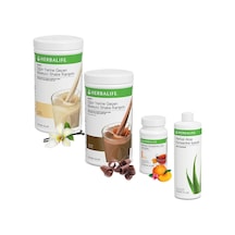 Herbalife Shake Vanilya 1 Çikolata 1 - Çay Limon - Aloe Vera
