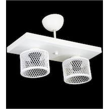 Ikili Kafes Model Modern Plafonyer Avize E