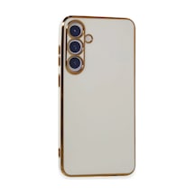 Samsung Galaxy S24 Kılıf Volet Silikon - Beyaz 0.2M-Çok Renkli