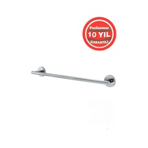 Çelik Banyo Paslanmaz Pirinç Flora 50 Cm Uzun Havluluk Krom