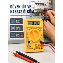 Lcd Ekranlı Dijital Ölçü Aleti Ev Ve Atölye Kullanımı Yeni Nesil - Lisinya