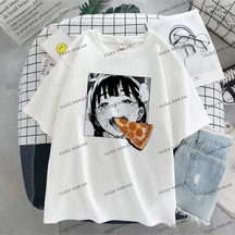 Adrift Y2k Unisex Harajuka Anime Retro Kawai Kuromi T-shirt Kod Rertr Tarzsokak 6653 Beyaz