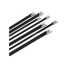 Gwest Pvc Mtl 680 St Pvc Kaplı Paslanmaz Çelik Kablo Bağı 680x4.6 Mm 100 Adet