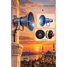 Sammi Nsu-80h Hornlu Cami Ünit Ezan Minare Hoparlörü 80 Watt 16 Ohm