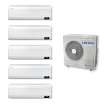 Samsung 34000 BTU 1 Dış + 5 İç Ünite (9+9+9+12+24) Duvar Tipi Multi Inverter Klima