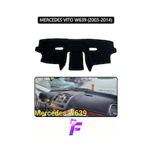 Mercedes Vito 2003-2014 Uyumlu Torpido Örtüsü Kolay Montaj Yansıma Önleyici Koruma G96 Torpido Halısı