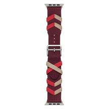 Watch 44mm Uyumlu Clo- Krd-97 Sarmal Örgü Tasarımlı Kordon-siyah