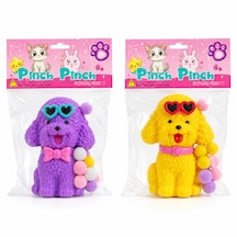 Pinch Squeeze Oyuncak Köpek Kalp Gözlüklü Squishy Stres Oyuncağı Wart Dog