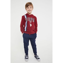 U.S. Polo Assn. U.s. Polo Assn Erkek Çocuk Bordo Eşofman Takımı Bordo