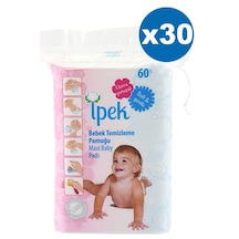İpek Bebek Temizleme Pamuğu 60 x 30 Paket
