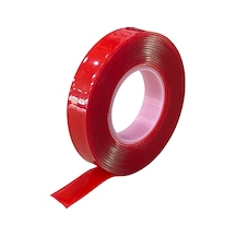 Çift Taraflı Bant 10 MM x 2 M Şeffaf Silikonlu