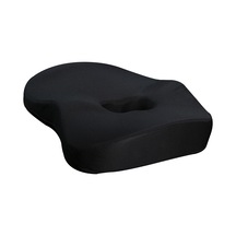 Lovercar Kalınlaşmak Araba Koltuk Minderi Bellek Köpük Yavaş Ribaund Nefes Alabilir Sandalye Minderi - Siyah