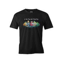 Among Us Impostors I Siyah Erkek Tshirt