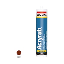 Soudal Acryrub Silikonize Mastik Altınmeşe 500 Gr 417562
