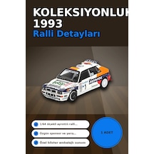 Monte Carlo Blisterli 1/64 Lancia Delta Hf Integrale Model Araba - Tek Adet Bx-313356