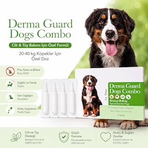 Lion Paw 20-40 Kg Köpek Dış Ense Deri Damlası Pire Bit Kene Deri Bakımı Için Bitkisel Damla 4x3 Ml