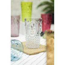 Akrilik Renkli 6'lı Uzun Bardak & Su Meşrubat Bardağı 750 Ml Büyük Boy & Cam Değildir