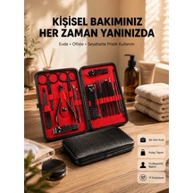 Profesyonel Paslanmaz Çelik Manikür & Pedikür Seti Yeni Nesil - Lisinya