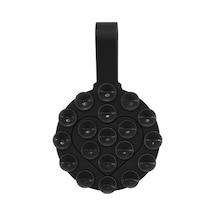 Rk-x18 19 Tane Silikon Vantuz Kalp Şeklinde Çift Taraflı Telefon Tutucu Çıkarılabilir Telefon Montaj Aparatı - Siyah