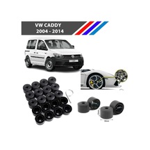 Otozet - Vw Caddy Bijon Civata Kapağı Siyah Renk 20 Adetli Set 17mm 1k06011739b9