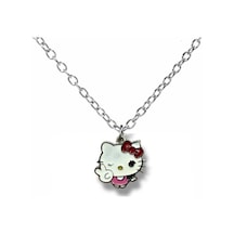 Hello Kitty Cool Emoji Figürlü Kolye 60 Cm Zincirli Trendy Ve Sevimli Takı Çok renkli
