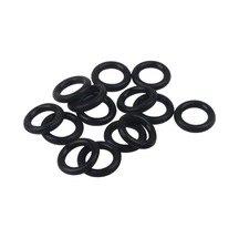 2'li Paket 108 Adet/paket Klavye O Halkası Anahtarı Damperi Siyah Siyah