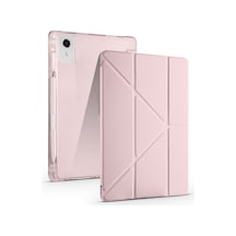 Lenovo Idea Tab Plus 12.1 Tablet Kılıf Kalem Bölmeli Standlı Uyku Modlu Lüx Smart Cover Kapaklı Kılıf