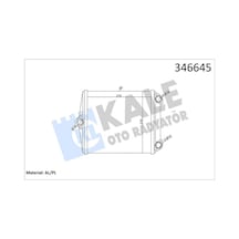 Kale-radyator Kalorıfer Radyatoru Mercedes S-class W126 85 91 Kale 360195 A0028355301