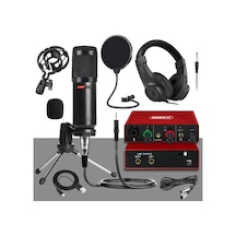 Stüdyo Ekipmanları Style Paket-1 BM800 Mikrofon Ses Kartı Stüdyo