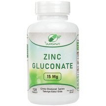 Zinc Gluconate 120 Tablet Çinko Glukonat